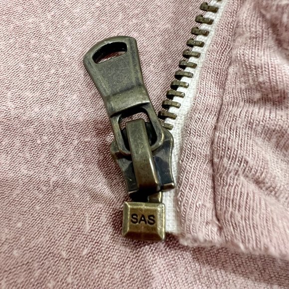 Brandy Melville Blush / Soft Pink Full Zip Hoodie Jacket - Picture 4 of 4